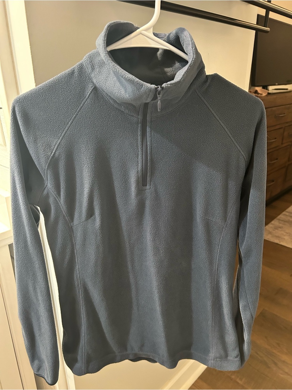 Columbia Women’s Zip-Up Fleece Pullover - Light Blue